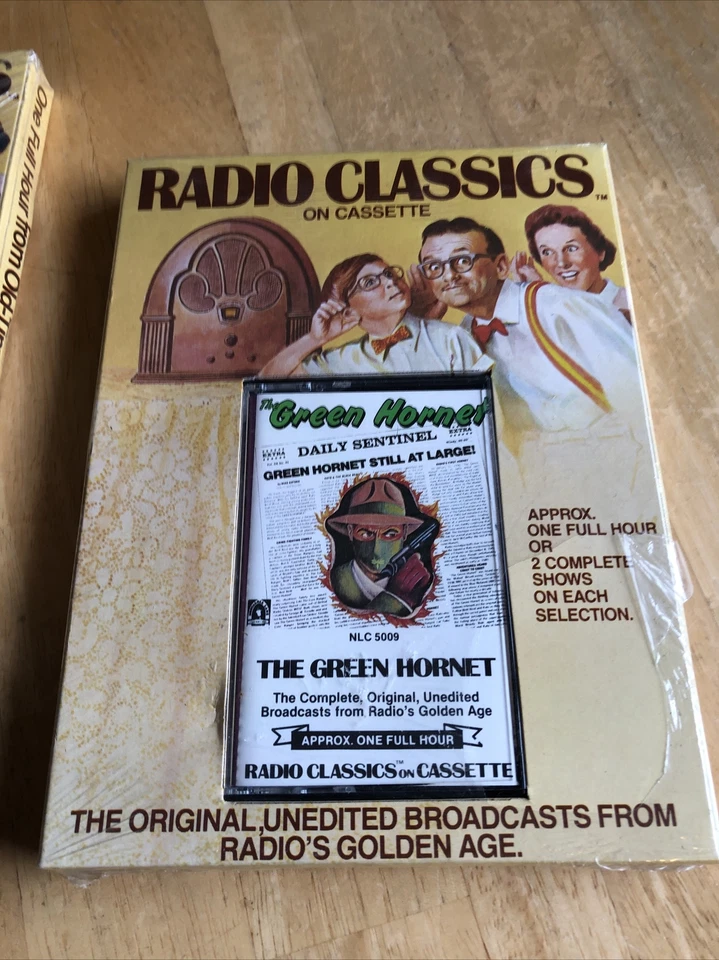 Set of 2 Radio Classics On Cassette "Green Hornet", Churchill, Hindenburg, FDR  - Image 2 of 4