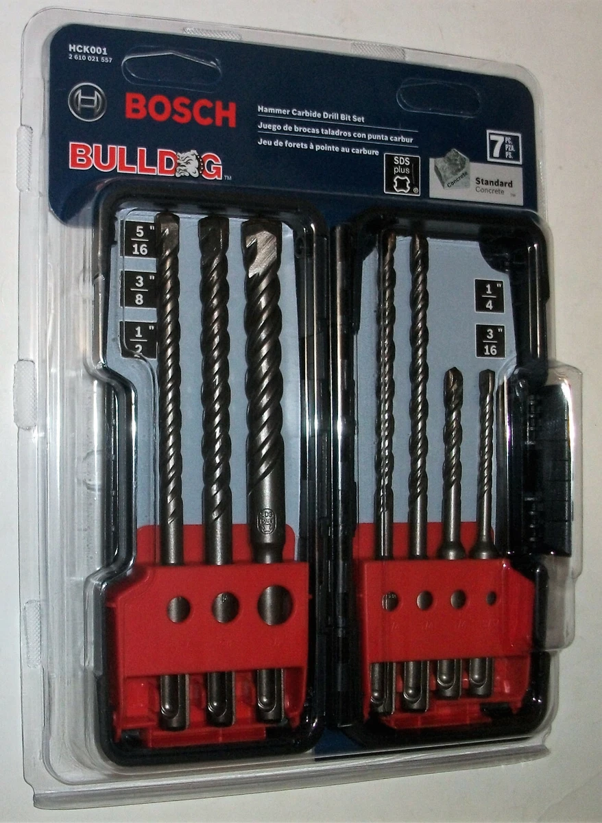 Bosch 7 piece masonry drill bit set deals
