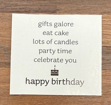 Stampin Up Happy Birthday Rubber Stamp Cing Single Stamp Celebrate Cake Candles