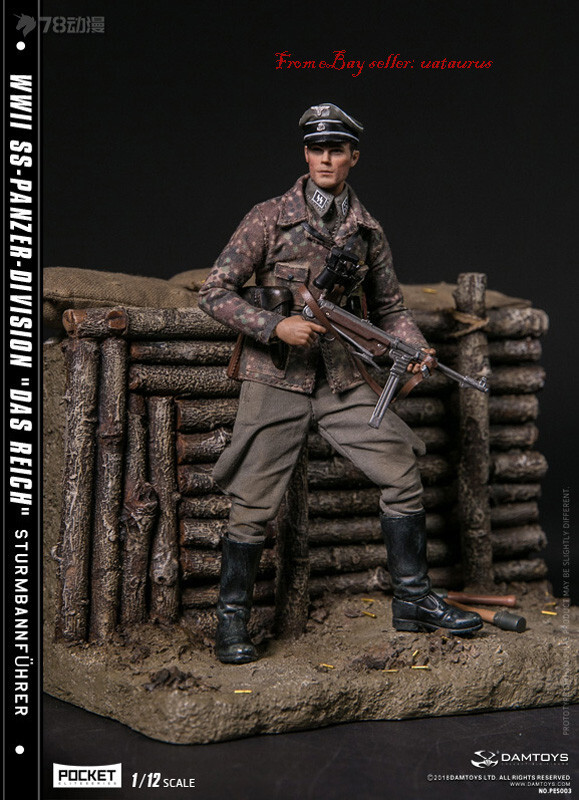 DAMTOY 1⁄6 German Waffen-SS Panzer Commander Kurt Meyer (Fashion