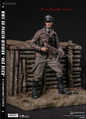 1/6　フィギュア　Panzer Division Frundsberg German 10th SS Panzer Division Frundsberg Cal-Tek - Machinegun
