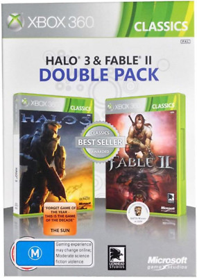 Halo 3 und Fable II 2 Doppelpack (Klassiker) XBOX 360 Videospiel UK Release
