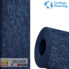 Upholstery Fabric Brushed Velvet in Midnight Blue 56"W Free Shipping and Return