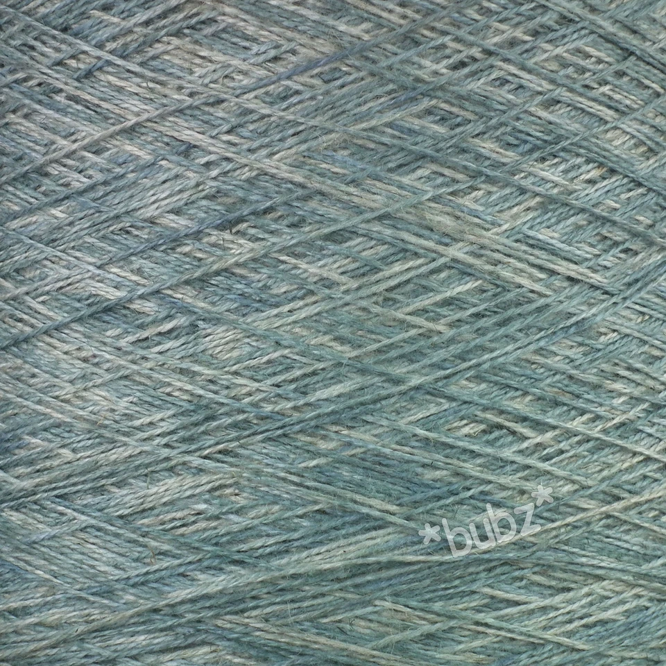 VISCOSE LINEN YARN BLUE GREY SPACE DYED 500g CONE MACHINE KNITTING WEAVING TWIST - Image 3 of 3