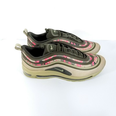 air max 97 olive green and pink