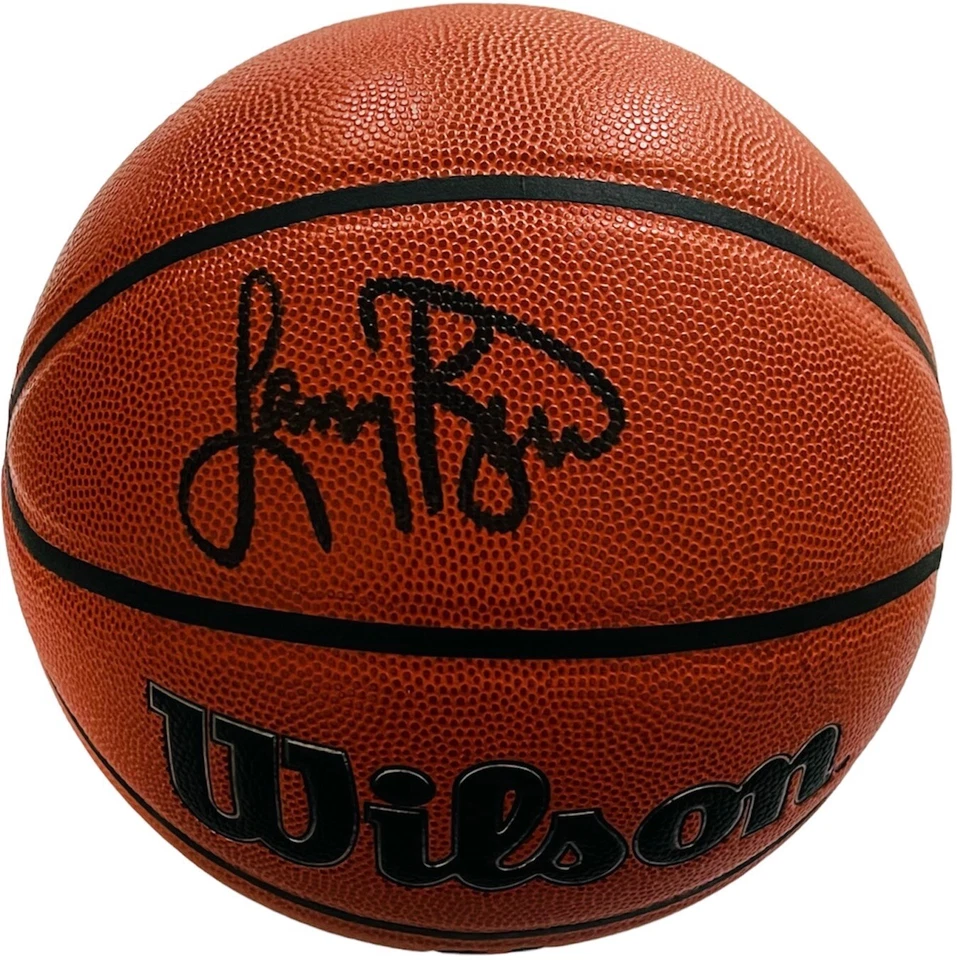 Larry bird Autographed Wilson Authentic Series NBA basketball JSA - Image 2 of 3
