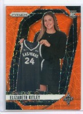 2024 Panini Prizm WNBA ELIZABETH KITLEY RC ROOKIE #140 ORANGE VELOCITY ACES