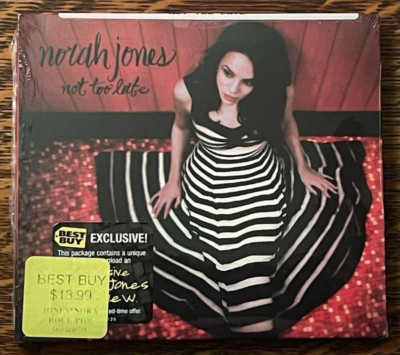 SEALED CD~ NORAH JONES~ 2006~ NOT TOO LATE~ HYPE STICKER~NEW OLD STOCK