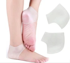 1-Pair Silicone Gel Heel Socks – Moisturizing Cracked Feet Skin Care Protector