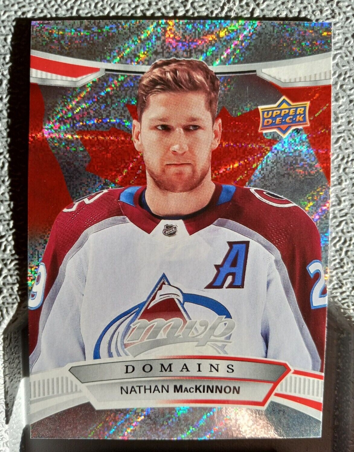 Nathan MacKinnon 2022-23 Upper Deck MVP Domains Silver #NA-29