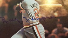 BOBBY THOMPSON SIGNED SPORTS ILLUSTRATED PHOTO TEXAS RANGERS 1978 DEBUT PSA DNA