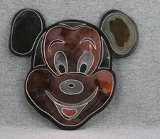Disney Mickey Mouse 3D Relief Decor Mirror 14" x 14"