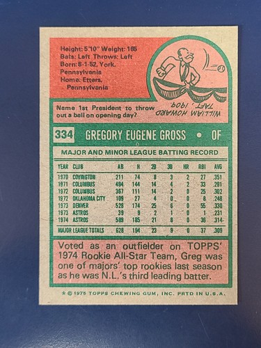 Tarjetas de béisbol Topps 1975 completan tu conjunto que elijas elegir cada una #221 - 440 - Imagen 139 de 277