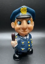 ALPS CELLULOID WIND-UP TOY JAPAN COP POLICEMAN