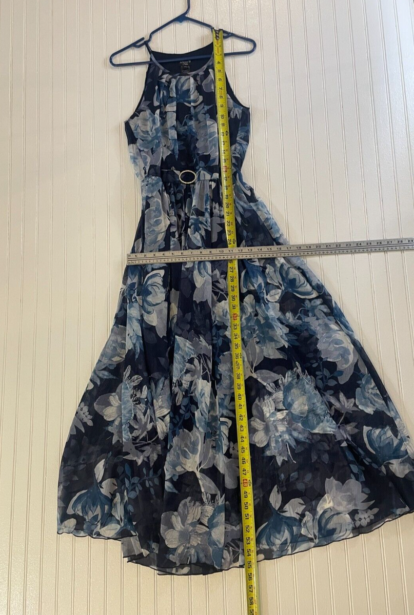 alexa b nites blue dress Alexa b nites blue