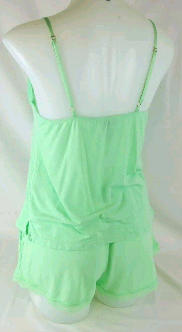 Sofia Intimates Mint Green 2PC Shorts Pajama Set … - image 13