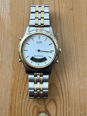 Vintage Citizen Ana Digi C200-098600 Herrenuhr, neue Batterie, funktioniert