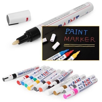 Paint Marker Pen Permanent Tire Tyre Tread Rubber Metal Access Gold Waterproof
