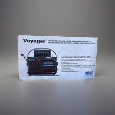 Kaito Voyager KA500 5-Way Emergency AM/FM/SW Weather Alert Radio Black New
