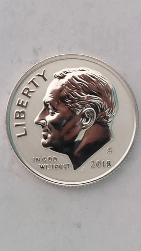 2018-S United States, Reverse Proof, Roosevelt Dime