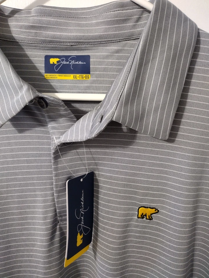 Lote de 7 polos Opti-Dri XXL rendimiento de golf Callaway & Jack Niclaus para hombre Foto 3 de 4