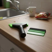 Black Magic TINT FILM APPLICATION KIT: Tint-On Solution Angled Squeegee Knife 5