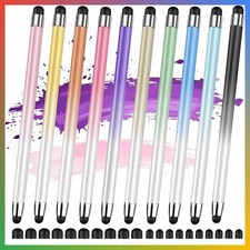 Universal Stylus Pen 10 Pcs Gradient Touch Screen Drawing Tablet Note Taking