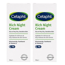 Cetaphil Rich Night Cream PM – Pack of 2 (50g Each)