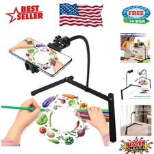 Lightweight Adjustable Phone Mount for Hands-Free Live Streaming and Crafting