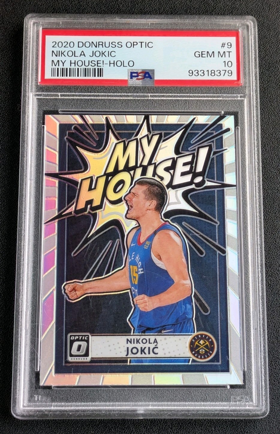 Nikola Jokic 2020 Optic #9 My House! - Holo Price Guide - Sports
