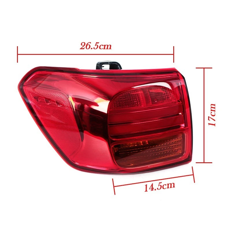 1 par de luces traseras LED para Kia Carnival Sedona 2015 2016 2017 luces de giro Foto 3 de 4