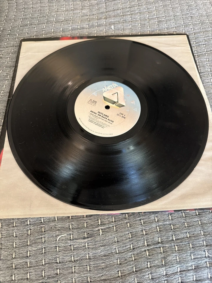 The Outlaws – Bring It Back Alive 1978 Vinyl Record 2xLP Set Double Gatefold - Image 4 of 4