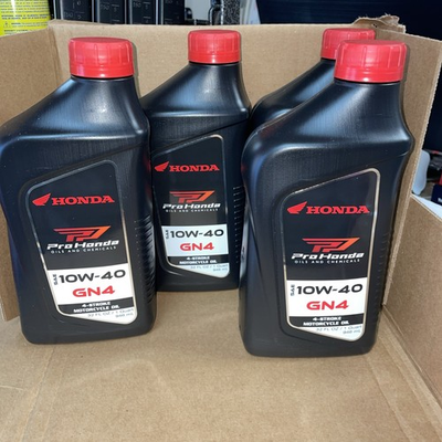 #ad PRO HONDA GN4 4 STROKE ATV SXS OIL 10W 40 1 GAL 4 Quarts 08C35 A141L01 $44.95