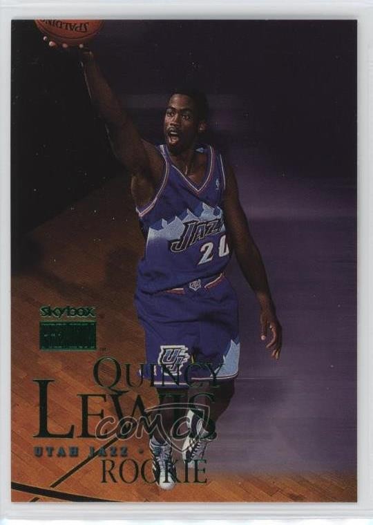 1999-00 Skybox Premium Rookie Quincy Lewis (Action) #119 Rookie RC gb9