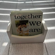 Modern Expressions Photo Coasters and Holder