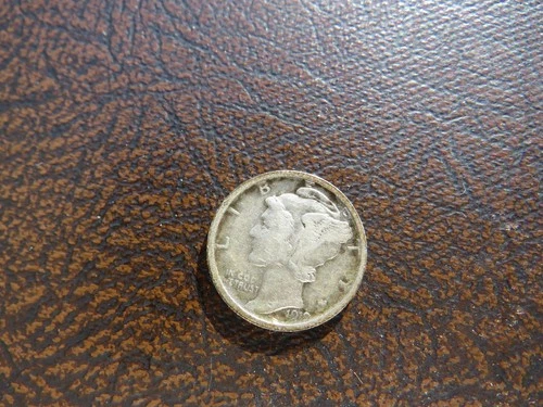 1919 S Mercury Dime. Fine+