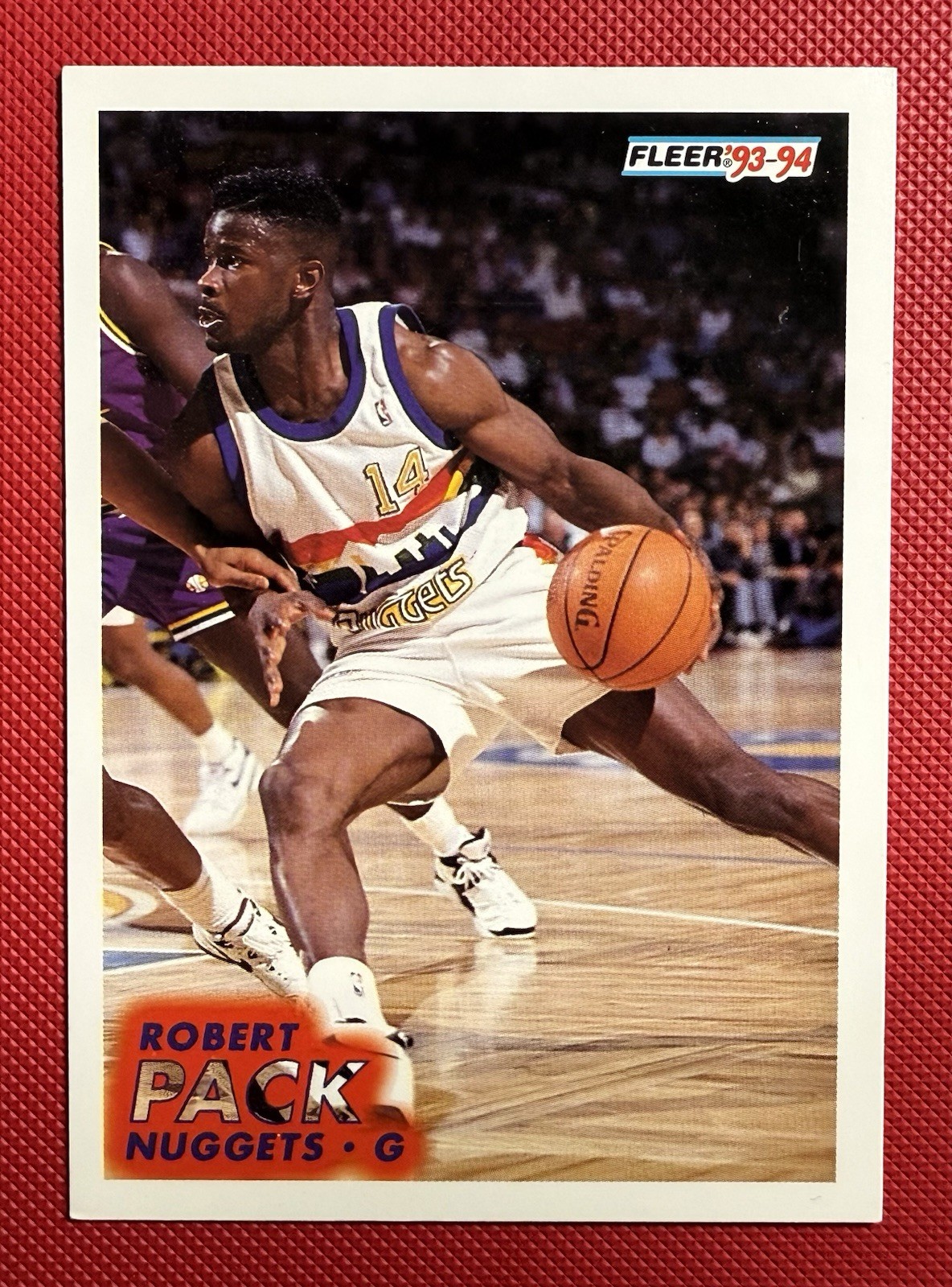 1993-94 Fleer Basketball Robert Pack Denver Nuggets #55