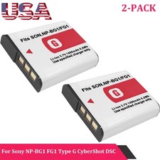 New 2X NP-BG1/FG1 Battery for Sony CyberShot DSC-W220 DSC-W230 DSC-W270 DSC-W290