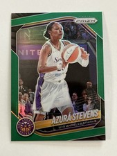 Azura Stevens 2025 Panini Prizm WNBA (SP) Green Prizm #64 Los Angeles Sparks