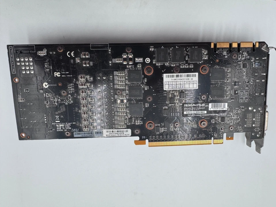 EVGA GeForce GTX 770 FTW 4GB Dual Fan Graphics Card - 04G-P4-3776-KR - Image 4 of 4