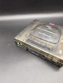 Sega Saturn Skeleton Clear Black  HST-0021 Console Limited Color Tested s1486M