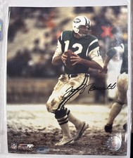 Joe Namath AUTOGRAPH 8X10 Photo / A Piece Of The Game COA w/matching number