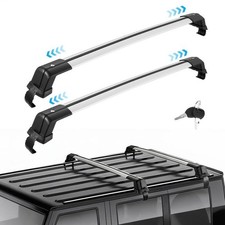 2x Dachträger universal 150 kg Relingträger Gepäckablage Fracht Gepäckträger Alu