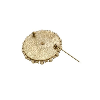 CHANEL Brooch AUTH Coco Pin CC Gold kenkenjp Camellia Flower
