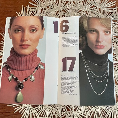 VTG 1970’s Saks Fifth Avenue Catalog Department Store Fashion Clothing Models