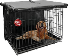 Dog Crate Cover 48 Inch, Large Dog Kennel Cover for Cages With1 2 3 Doors, Water
