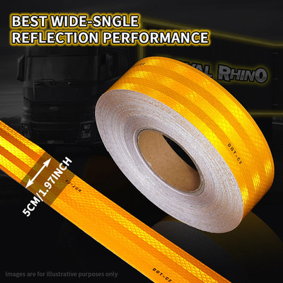 Car Truck Reflective Safety Tape Warning Night Light Waterproof Trailer Reflecto