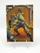 2026 Topps Chrome Marvel Scorpion #147 Orange Refractor 24/25