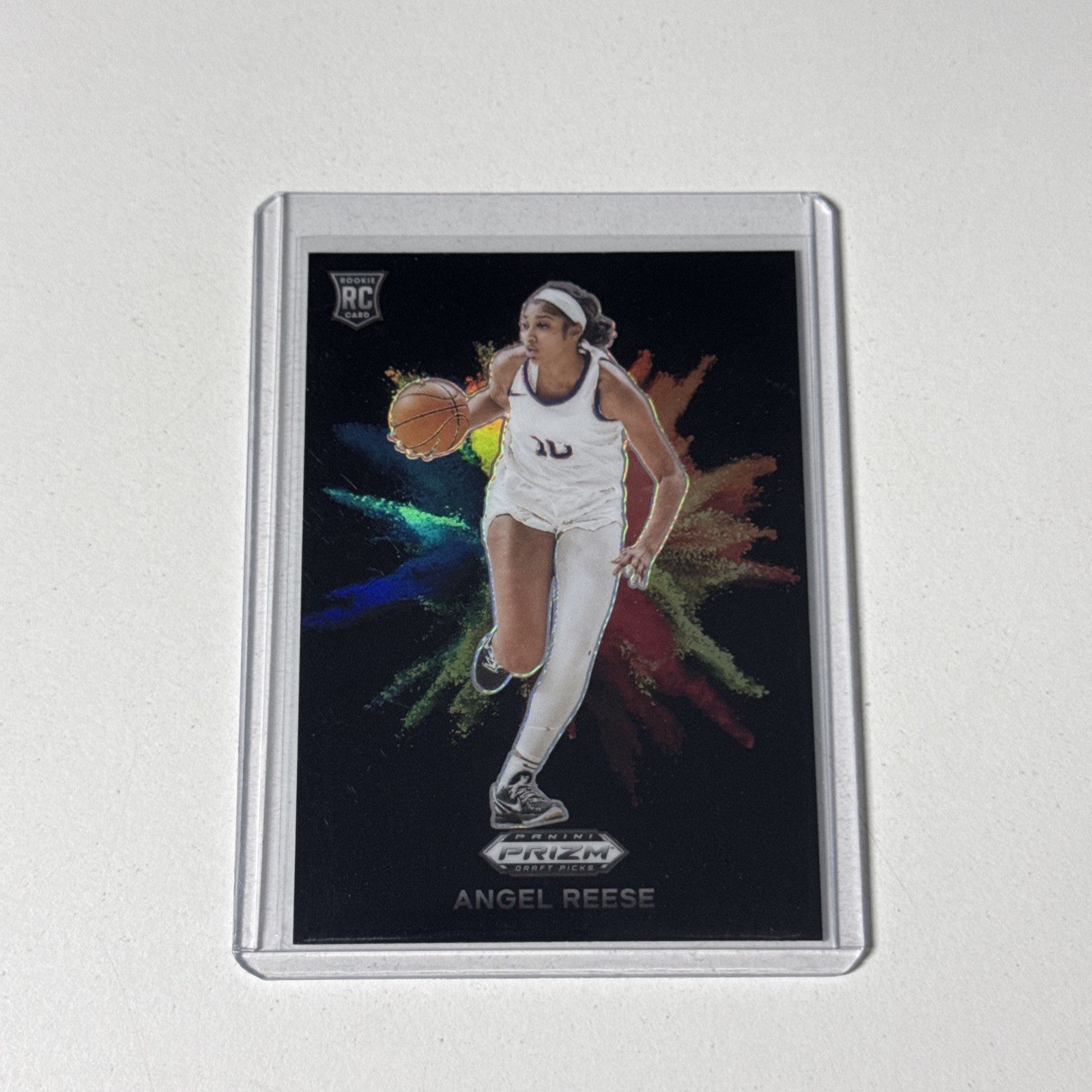 2024-25 Panini Prizm Draft Picks Black Color Blast Angel Reese #11 RC