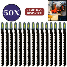 50x T Shank Jigsaw Blades Set Wood Metal T144D fits Bosch Dewalt Makita Hitachi